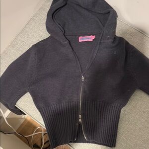 Edikted Black Long Sleeve Tee Top